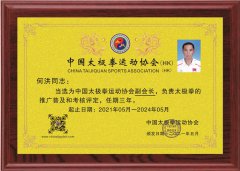 何洪：中国太极拳运动协会副会长